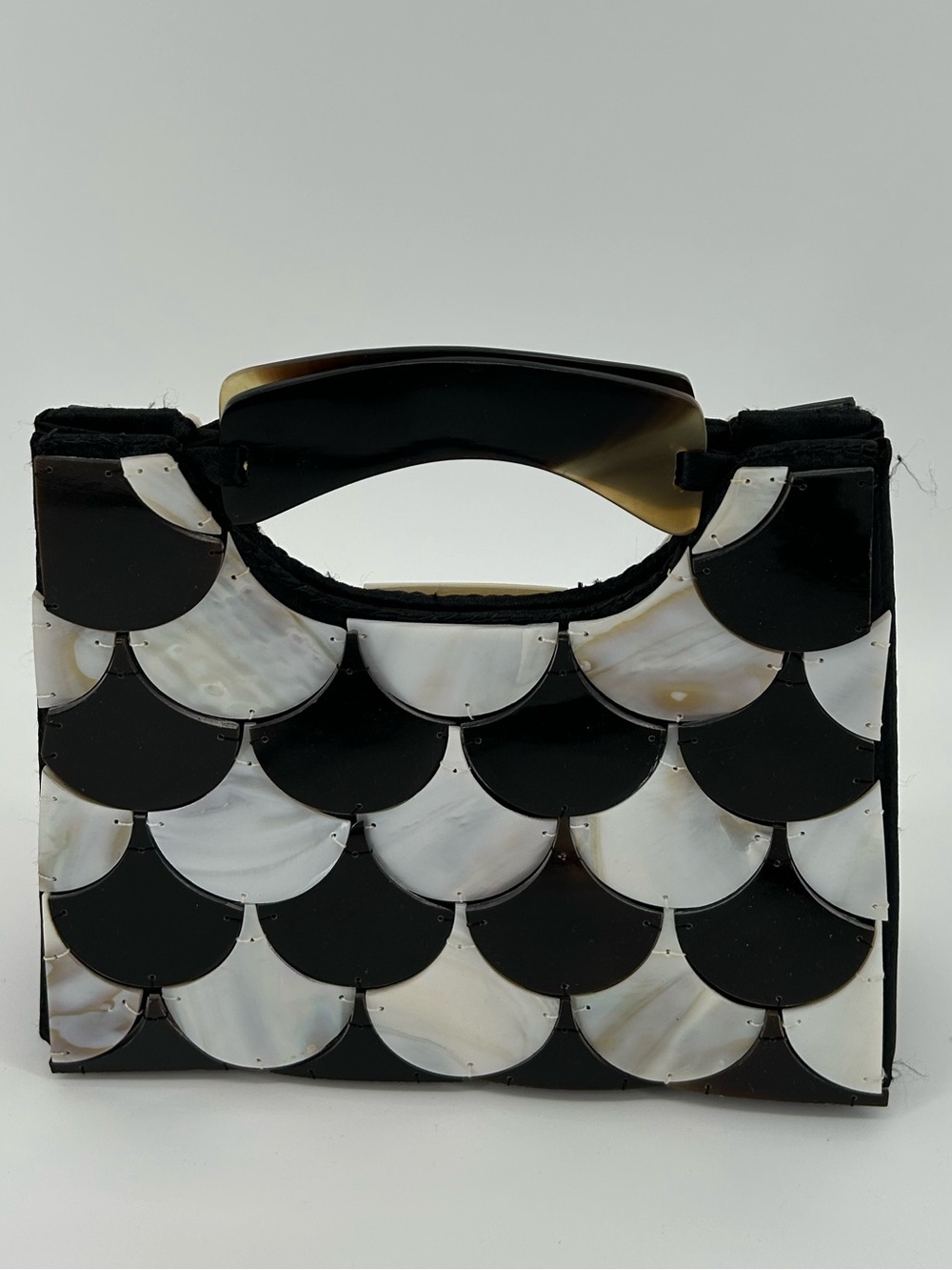 Mad by Design vintage mother of pearl handbag